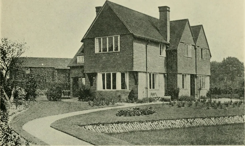 An illustration from Garden city houses and domestic interior details, 1913, leaf 58