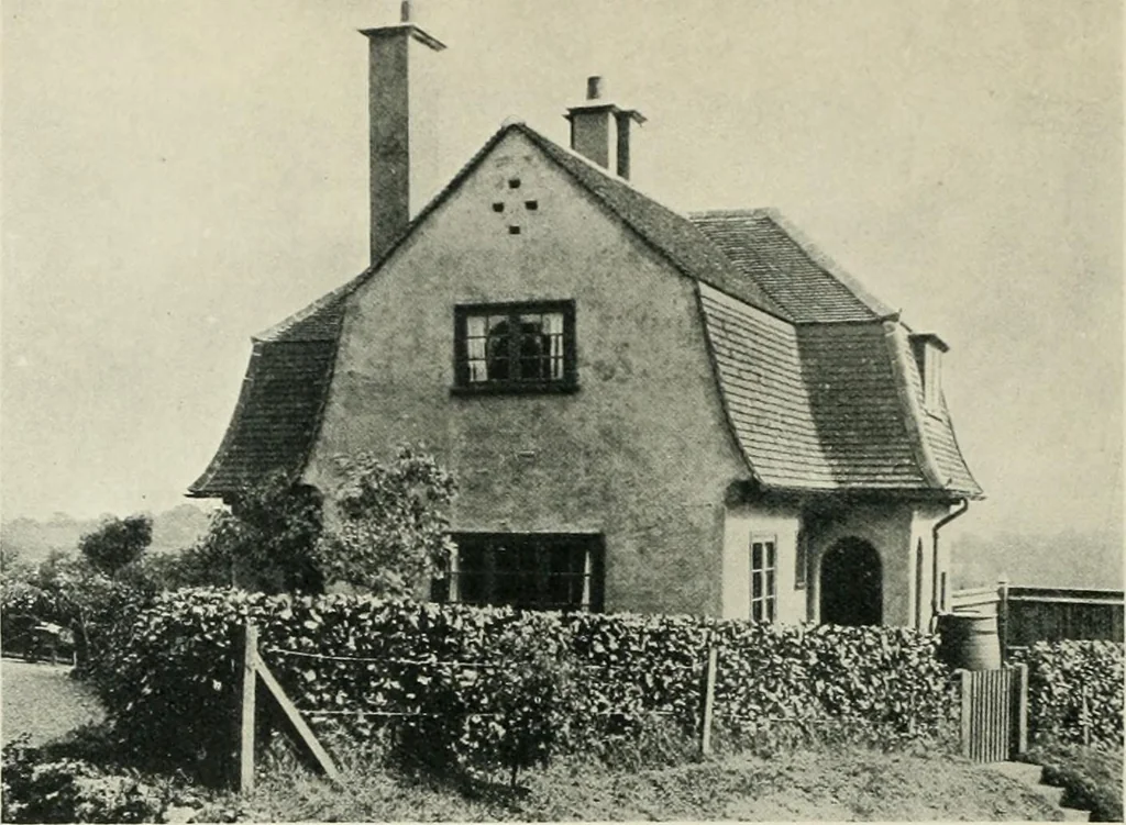 An illustration from Garden city houses and domestic interior details, 1913, leaf 59