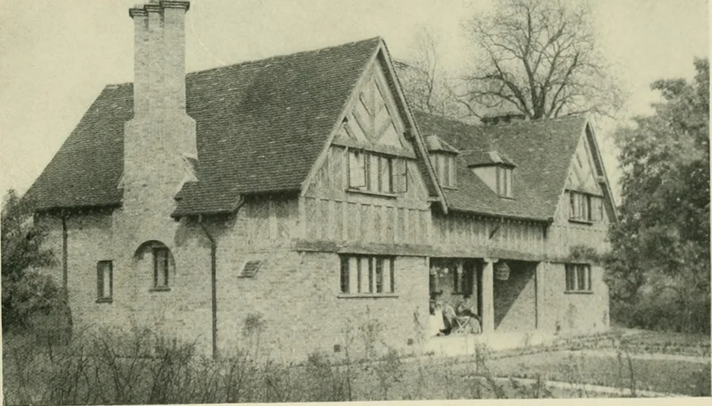 An illustration from Garden city houses and domestic interior details, 1913, leaf 64