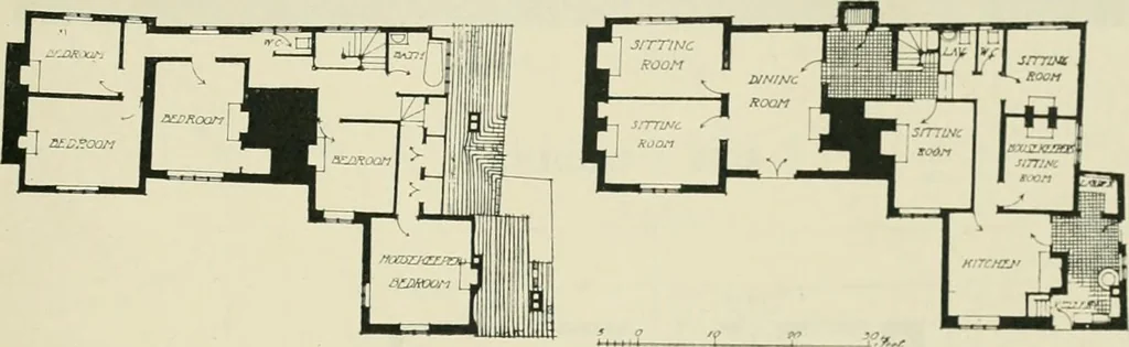 An illustration from Garden city houses and domestic interior details, 1913, leaf 66