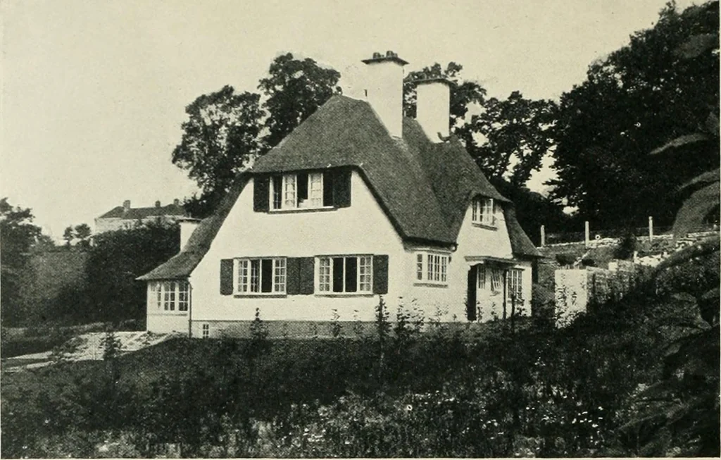 An illustration from Garden city houses and domestic interior details, 1913, leaf 67