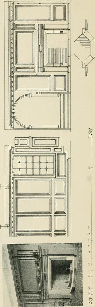 An illustration from Garden city houses and domestic interior details, 1913, leaf 71