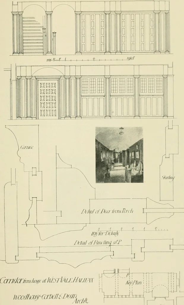 An illustration from Garden city houses and domestic interior details, 1913, leaf 74