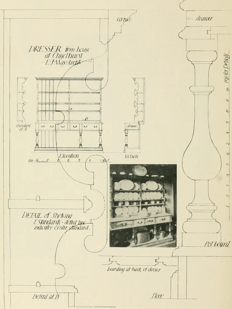 An illustration from Garden city houses and domestic interior details, 1913, leaf 79