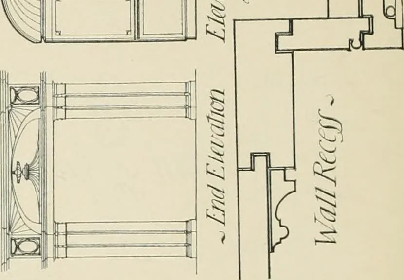 An illustration from Garden city houses and domestic interior details, 1913, leaf 81
