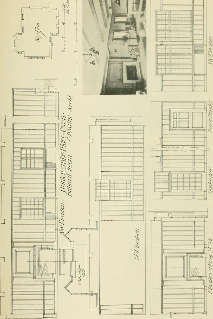 An illustration from Garden city houses and domestic interior details, 1913, leaf 82