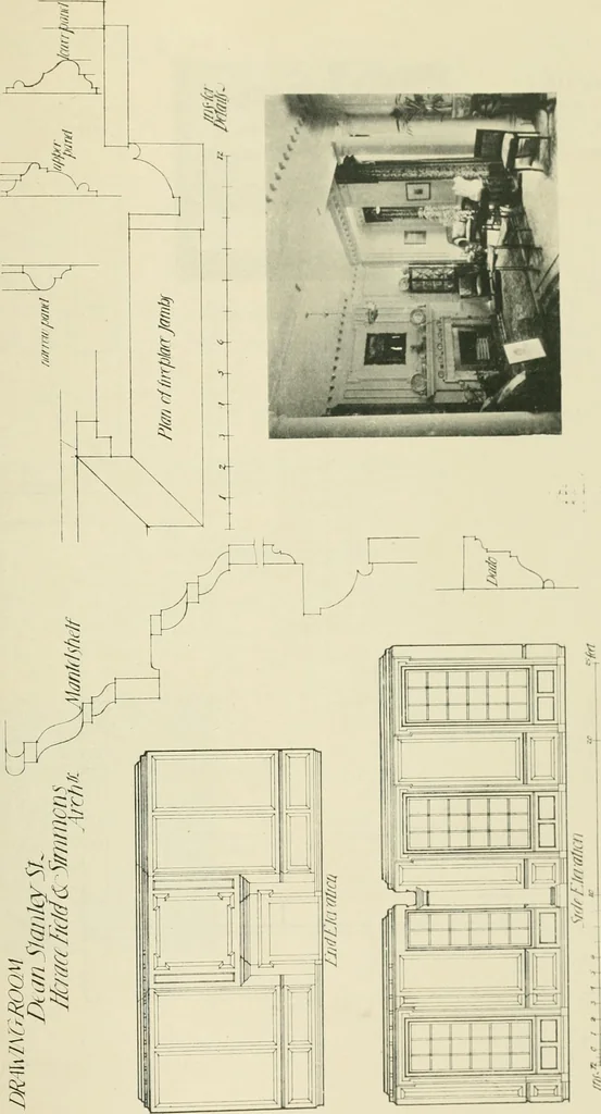 An illustration from Garden city houses and domestic interior details, 1913, leaf 84
