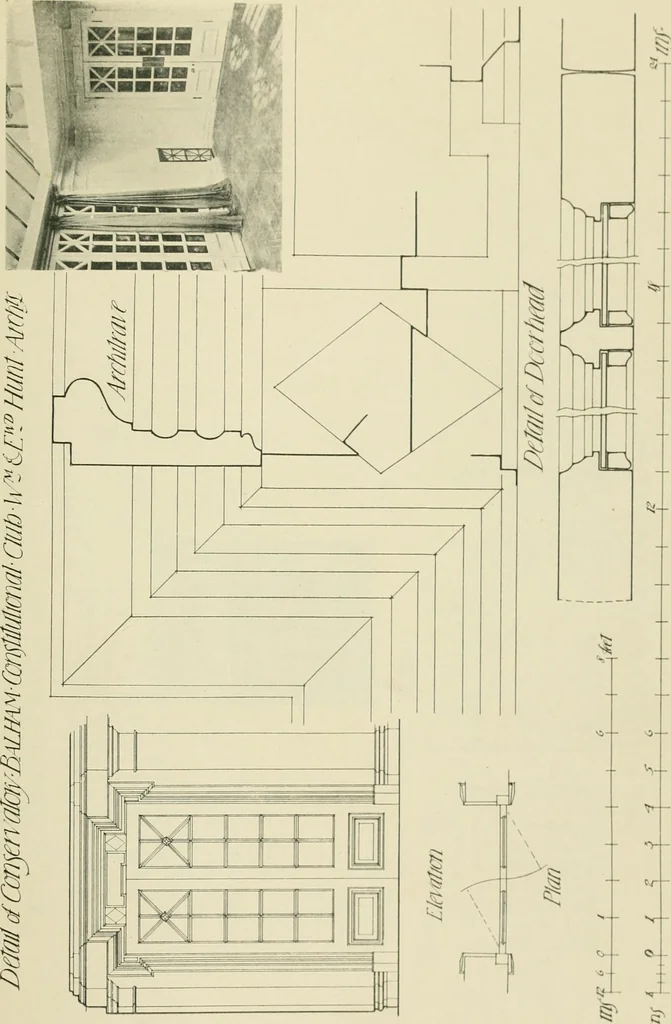 An illustration from Garden city houses and domestic interior details, 1913, leaf 92