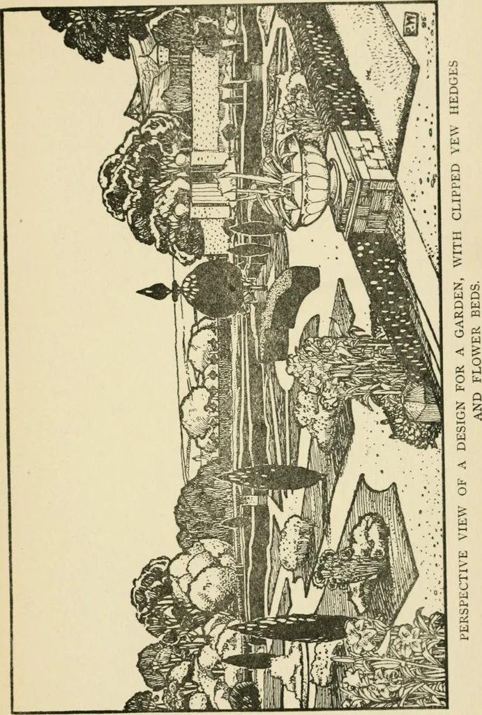 An illustration from Garden-craft old and new, 1895, leaf 226