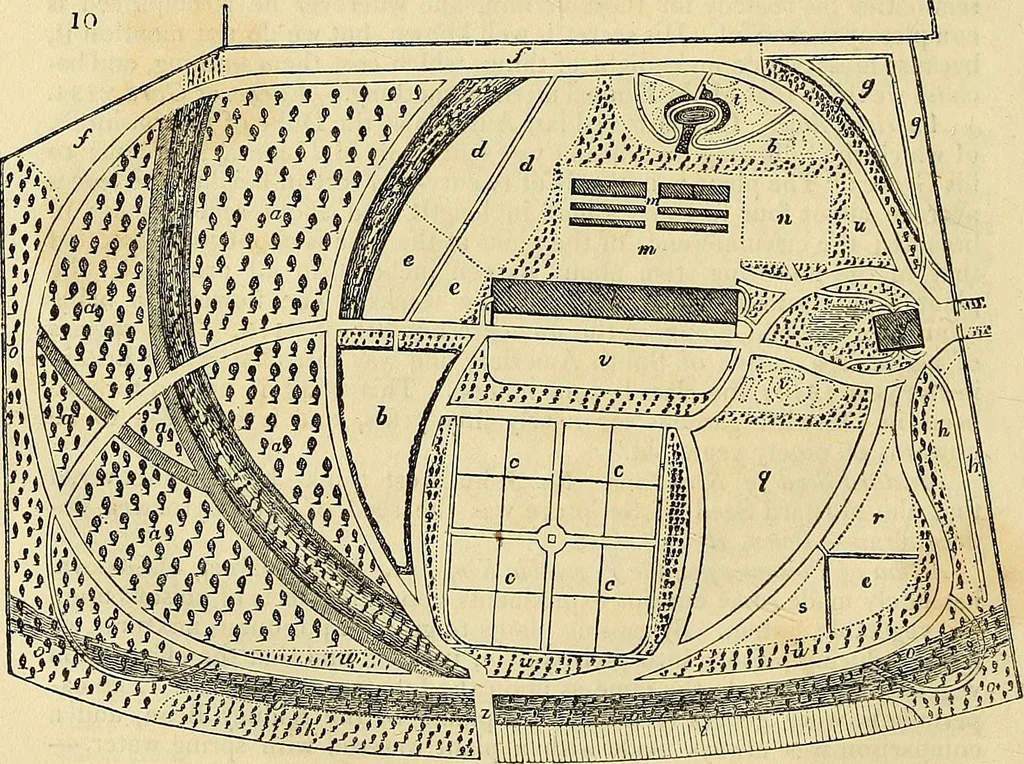 An illustration from The gardener's magazine and register of rural & domestic improvement, 1826, leaf 100