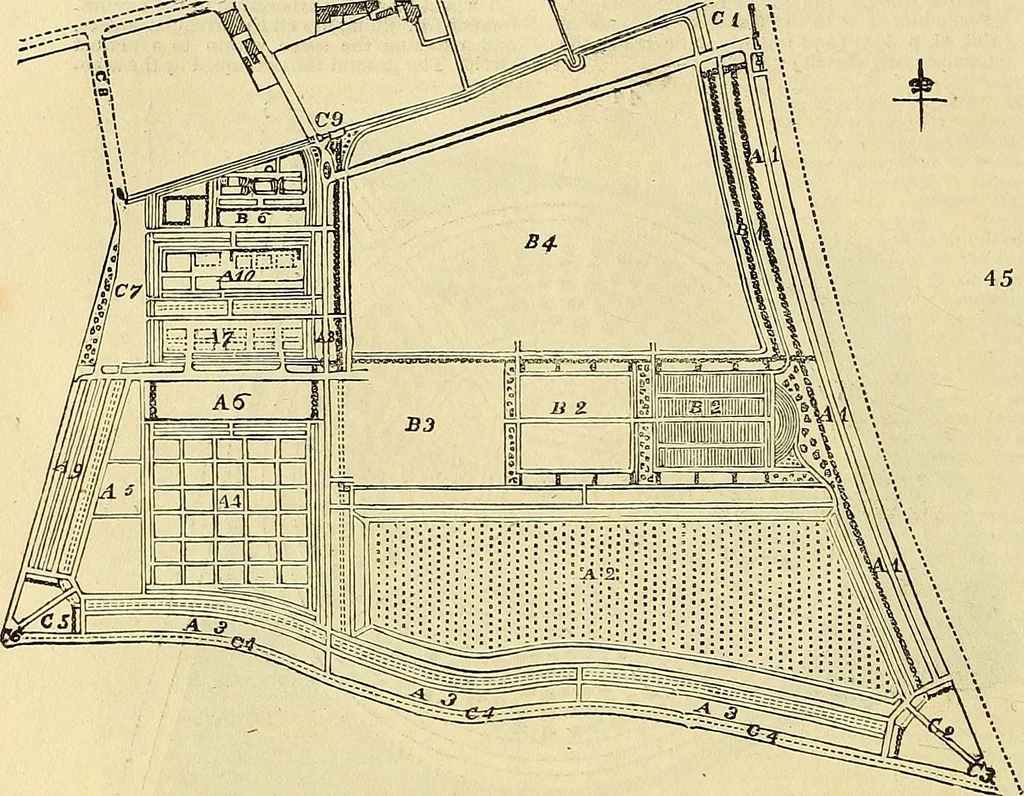 An illustration from The gardener's magazine and register of rural & domestic improvement, 1826, leaf 262