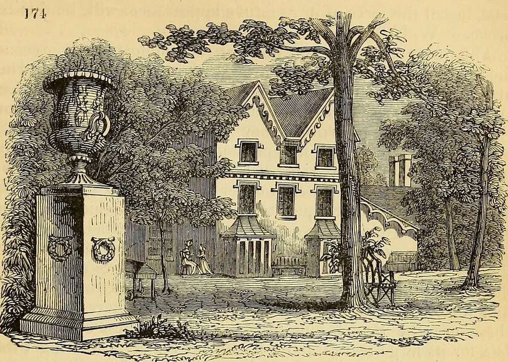 An illustration from The gardener's magazine and register of rural & domestic improvement, 1826, leaf 698