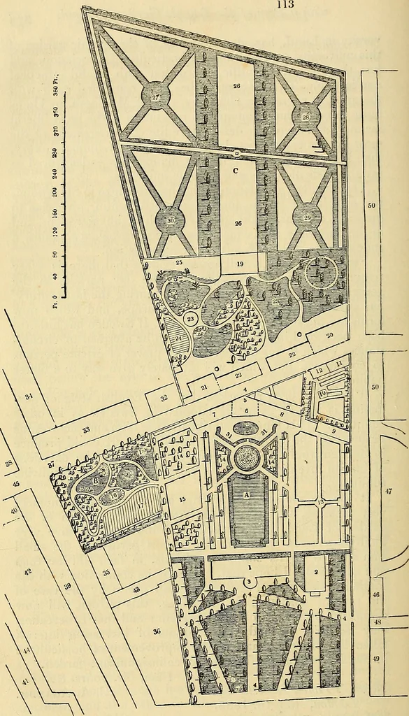 An illustration from The gardener's magazine and register of rural & domestic improvement, 1826, leaf 428