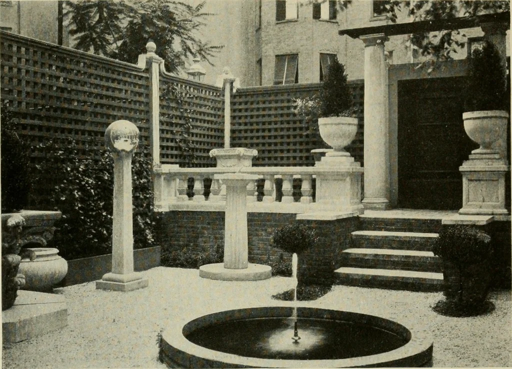 An illustration from The garden and its accessories, 1907, leaf 218