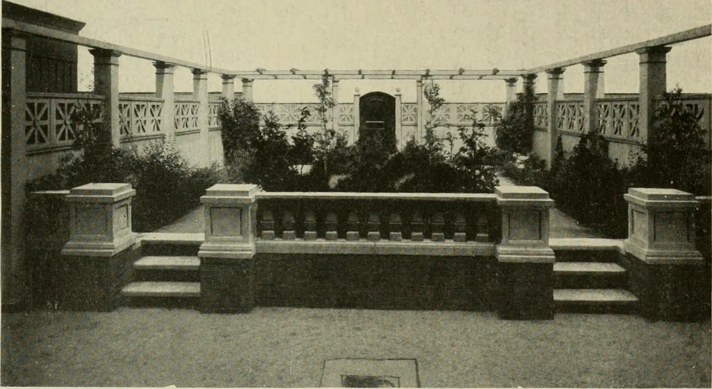 An illustration from The garden and its accessories, 1907, leaf 222