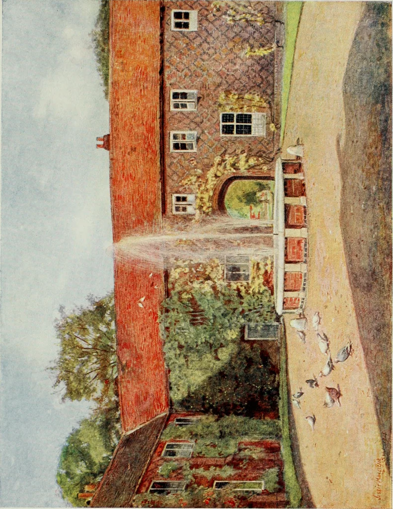 An illustration from Gardens of celebrities and celebrated gardens in and around London, 1918, leaf 114