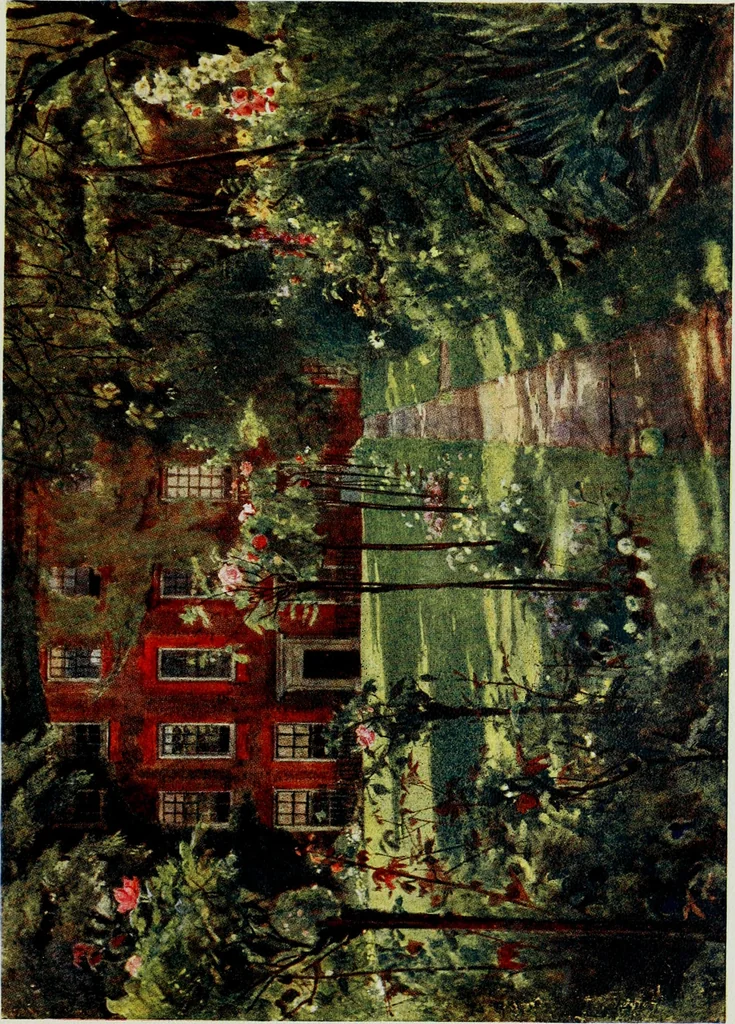 An illustration from Gardens of celebrities and celebrated gardens in and around London, 1918, leaf 248