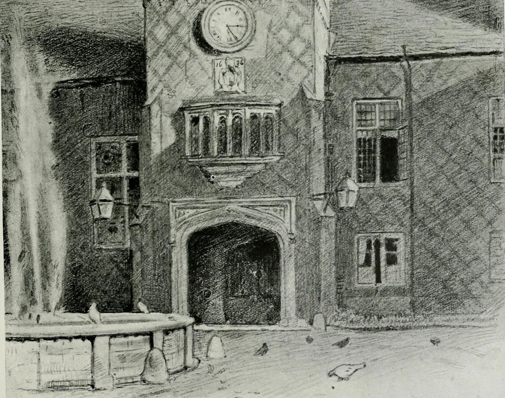 An illustration from Gardens of celebrities and celebrated gardens in and around London, 1918, leaf 90