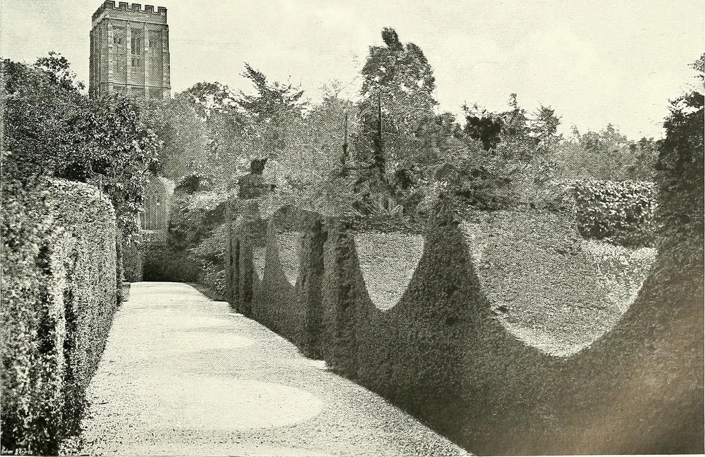 An illustration from Gardens, old and new; the country house & its garden environment, 1900, leaf 100