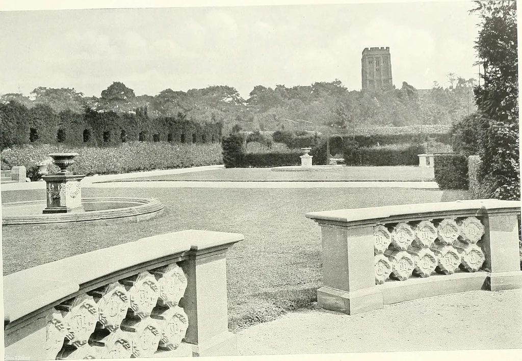An illustration from Gardens, old and new; the country house & its garden environment, 1900, leaf 106