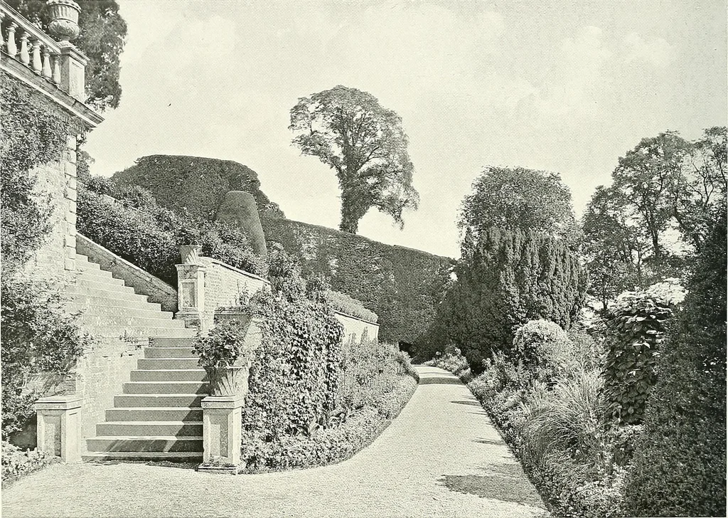 An illustration from Gardens, old and new; the country house & its garden environment, 1900, leaf 119