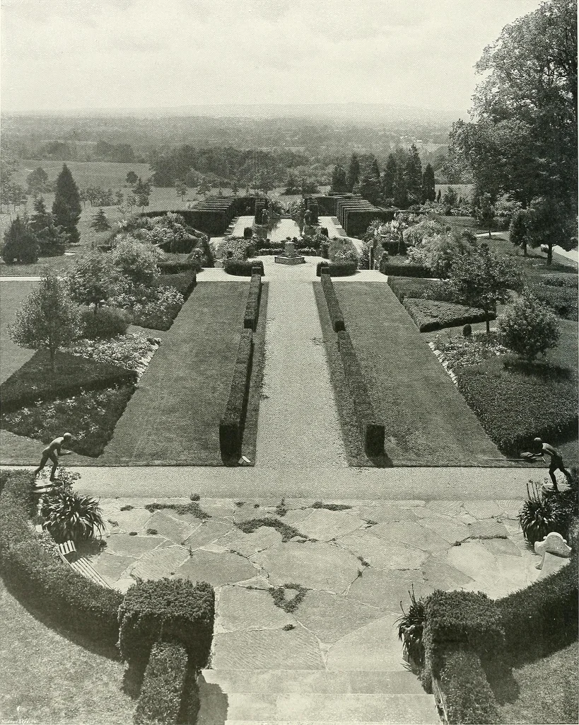 An illustration from Gardens, old and new; the country house & its garden environment, 1900, leaf 133