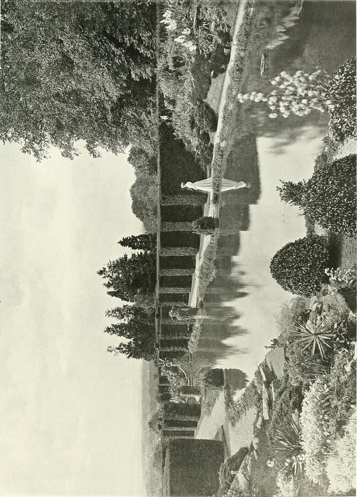 An illustration from Gardens, old and new; the country house & its garden environment, 1900, leaf 136