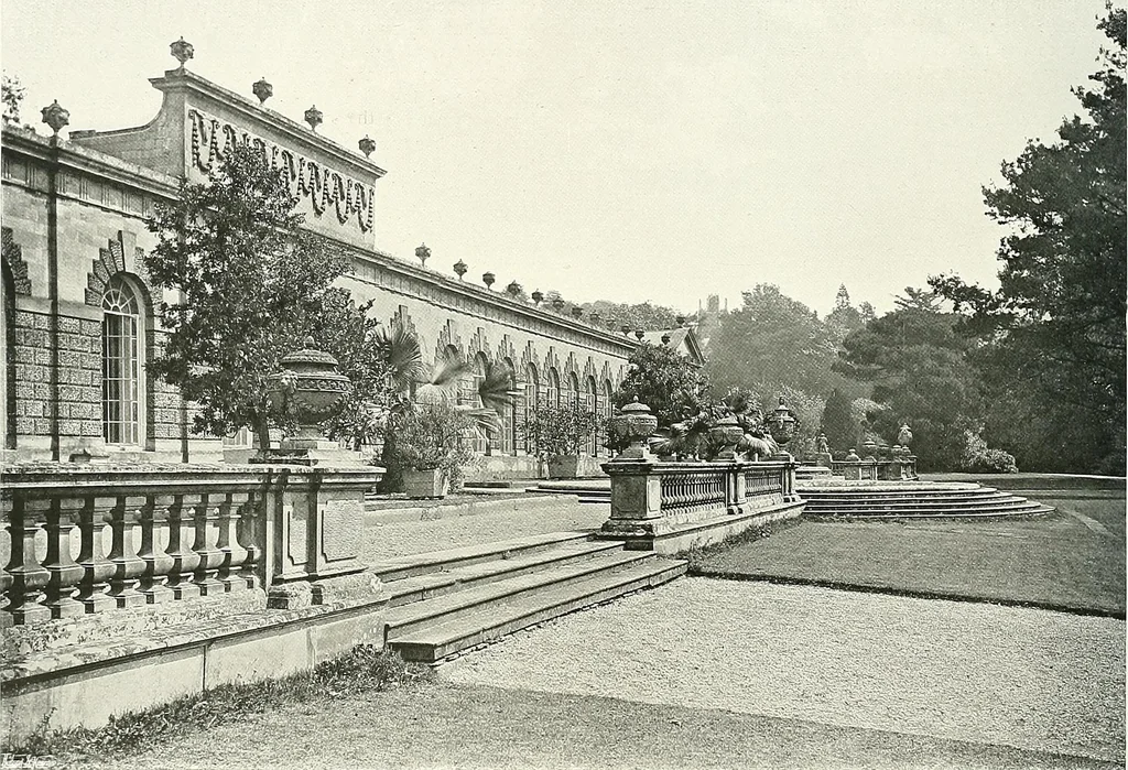 An illustration from Gardens, old and new; the country house & its garden environment, 1900, leaf 143