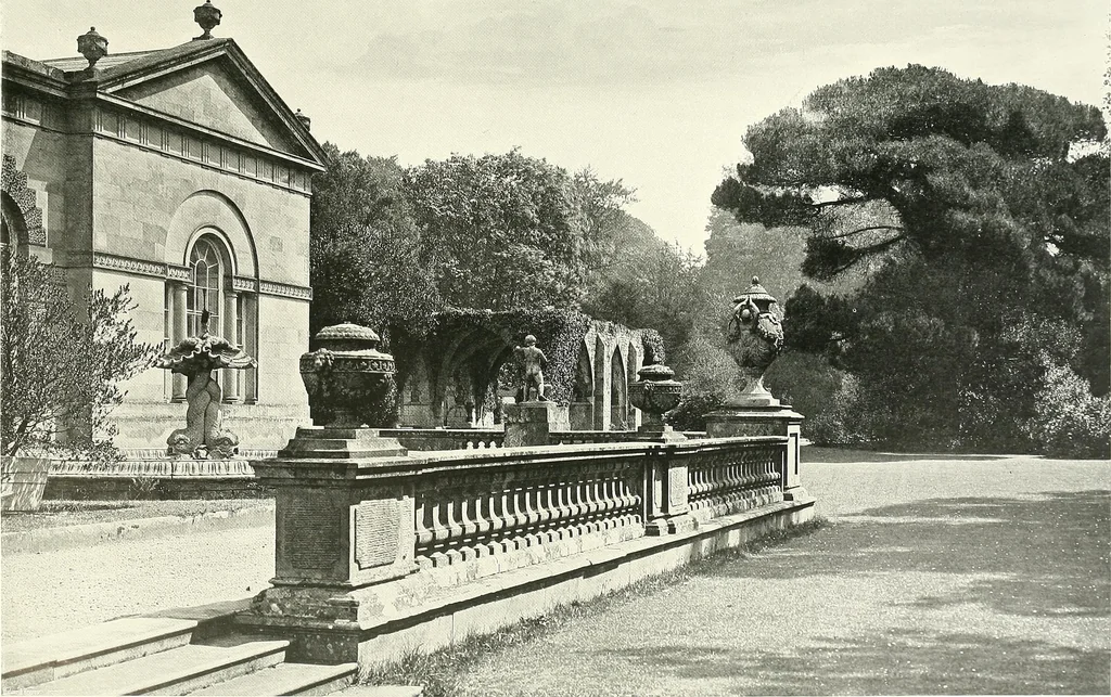 An illustration from Gardens, old and new; the country house & its garden environment, 1900, leaf 144