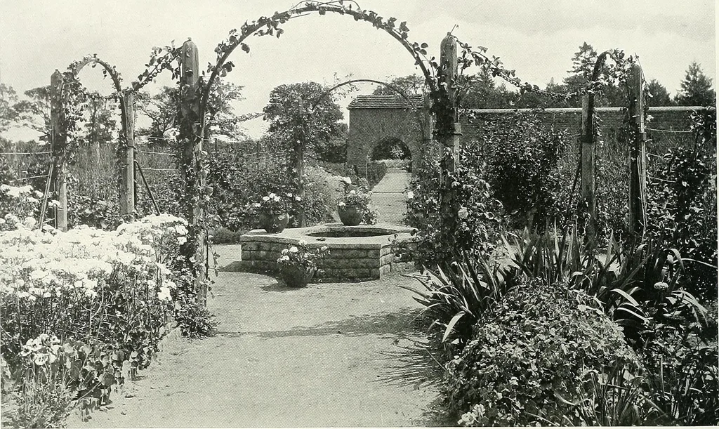 An illustration from Gardens, old and new; the country house & its garden environment, 1900, leaf 147