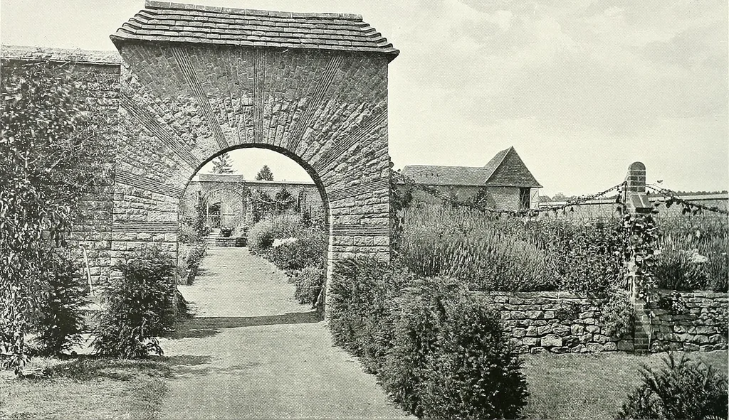 An illustration from Gardens, old and new; the country house & its garden environment, 1900, leaf 149