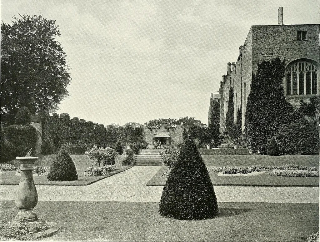 An illustration from Gardens, old and new; the country house & its garden environment, 1900, leaf 153
