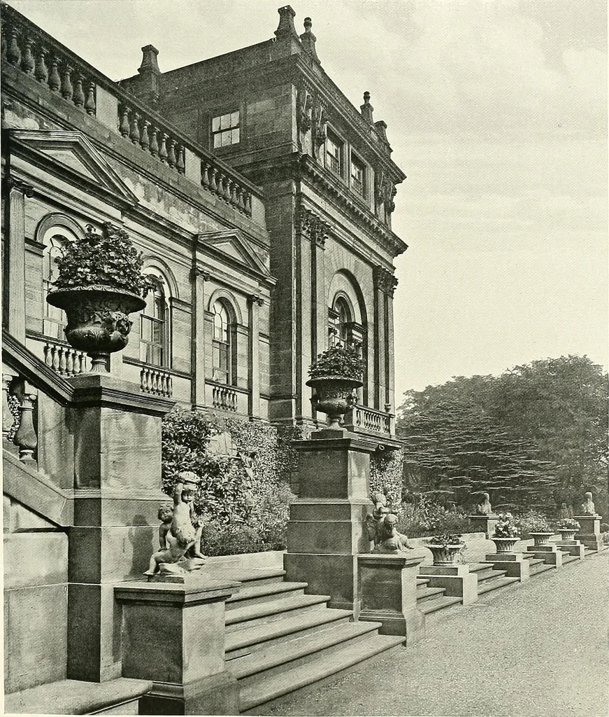 An illustration from Gardens, old and new; the country house & its garden environment, 1900, leaf 154