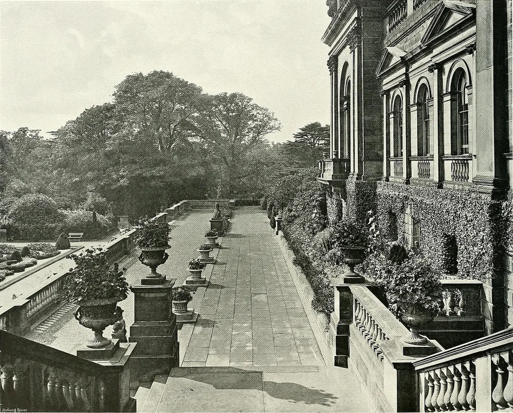 An illustration from Gardens, old and new; the country house & its garden environment, 1900, leaf 157