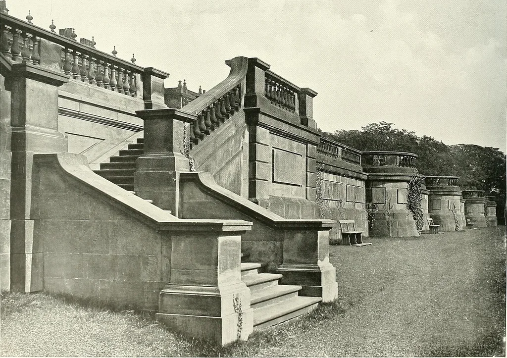 An illustration from Gardens, old and new; the country house & its garden environment, 1900, leaf 159