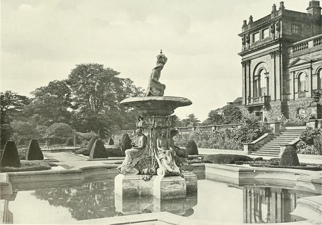 An illustration from Gardens, old and new; the country house & its garden environment, 1900, leaf 160