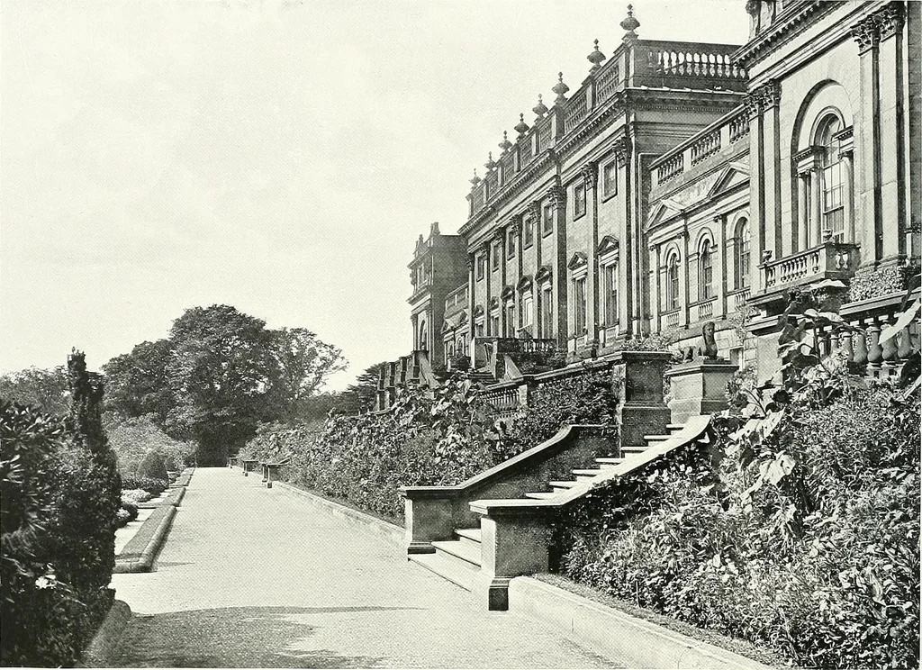 An illustration from Gardens, old and new; the country house & its garden environment, 1900, leaf 161