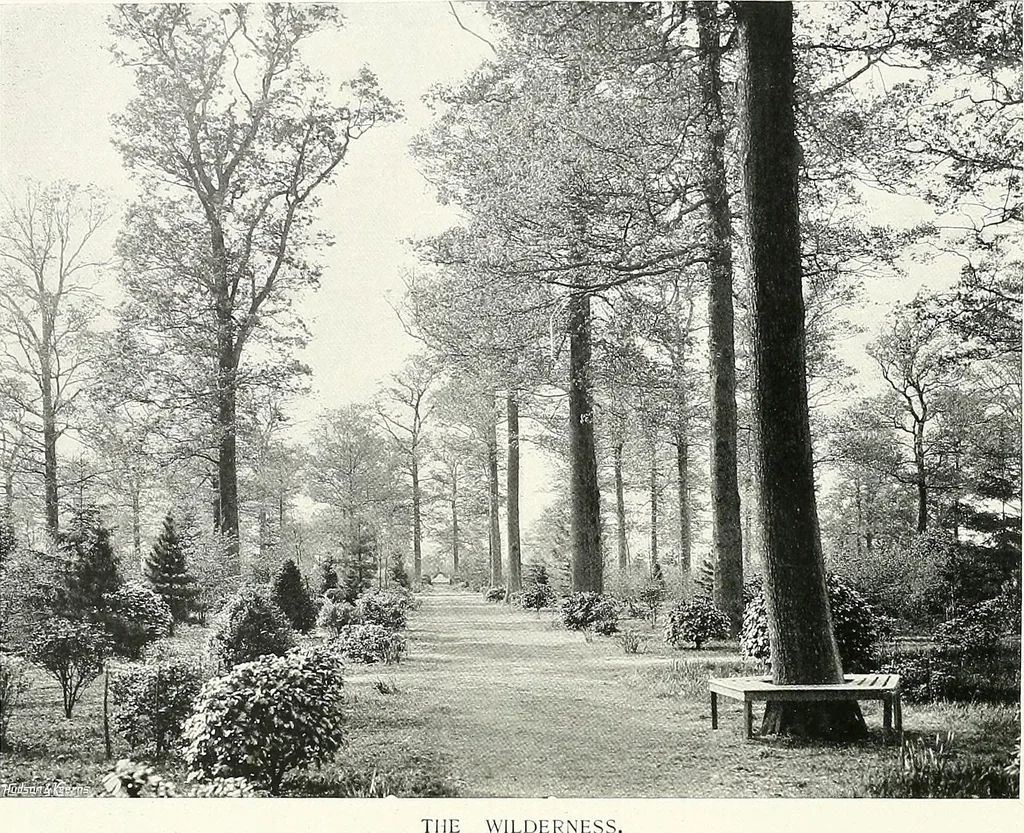 An illustration from Gardens, old and new; the country house & its garden environment, 1900, leaf 163