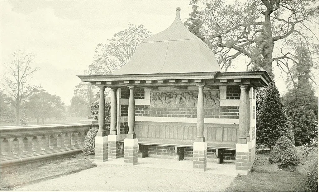 An illustration from Gardens, old and new; the country house & its garden environment, 1900, leaf 165