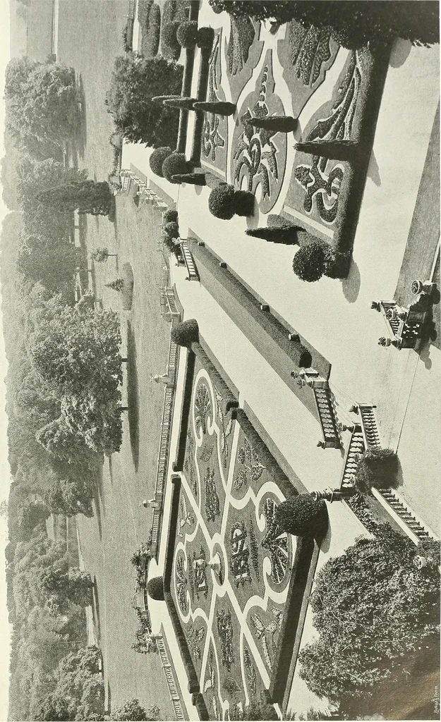 An illustration from Gardens, old and new; the country house & its garden environment, 1900, leaf 18