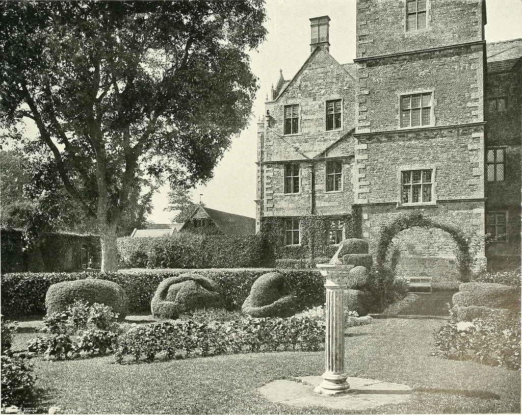 An illustration from Gardens, old and new; the country house & its garden environment, 1900, leaf 180
