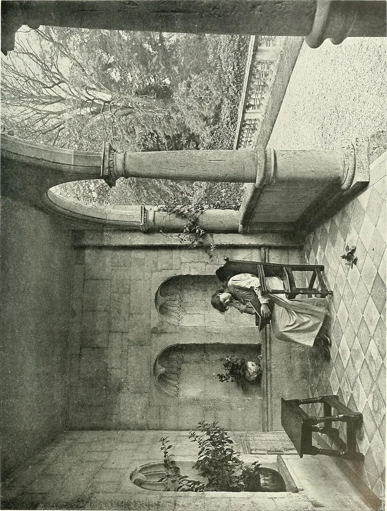 An illustration from Gardens, old and new; the country house & its garden environment, 1900, leaf 190