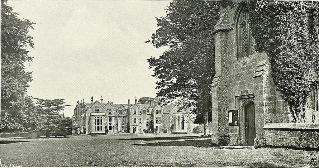 An illustration from Gardens, old and new; the country house & its garden environment, 1900, leaf 199