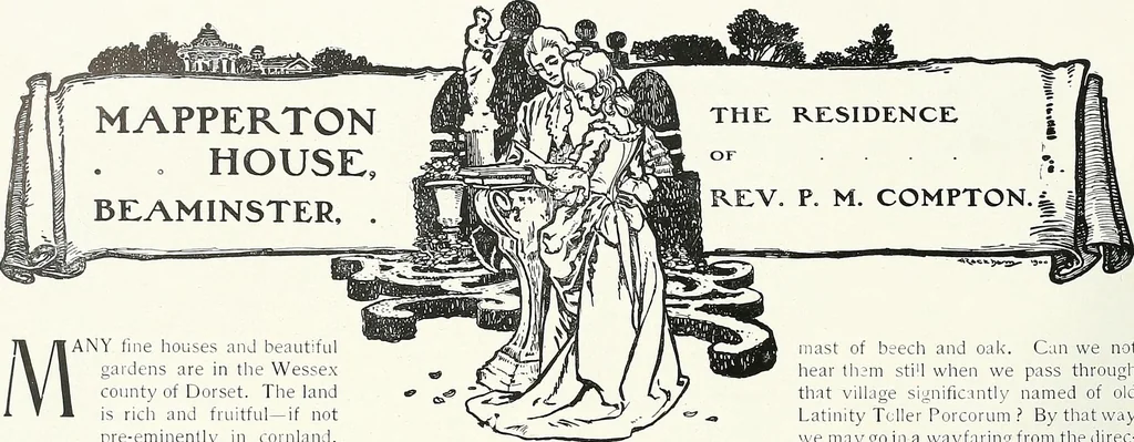 An illustration from Gardens, old and new; the country house & its garden environment, 1900, leaf 201