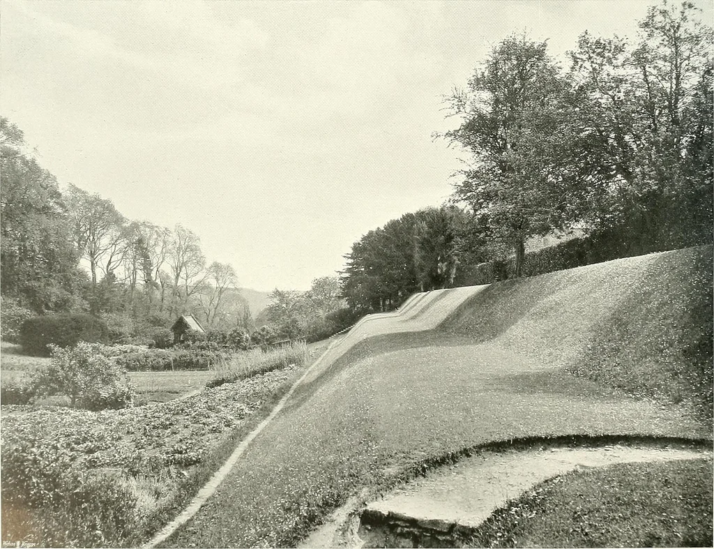 An illustration from Gardens, old and new; the country house & its garden environment, 1900, leaf 201