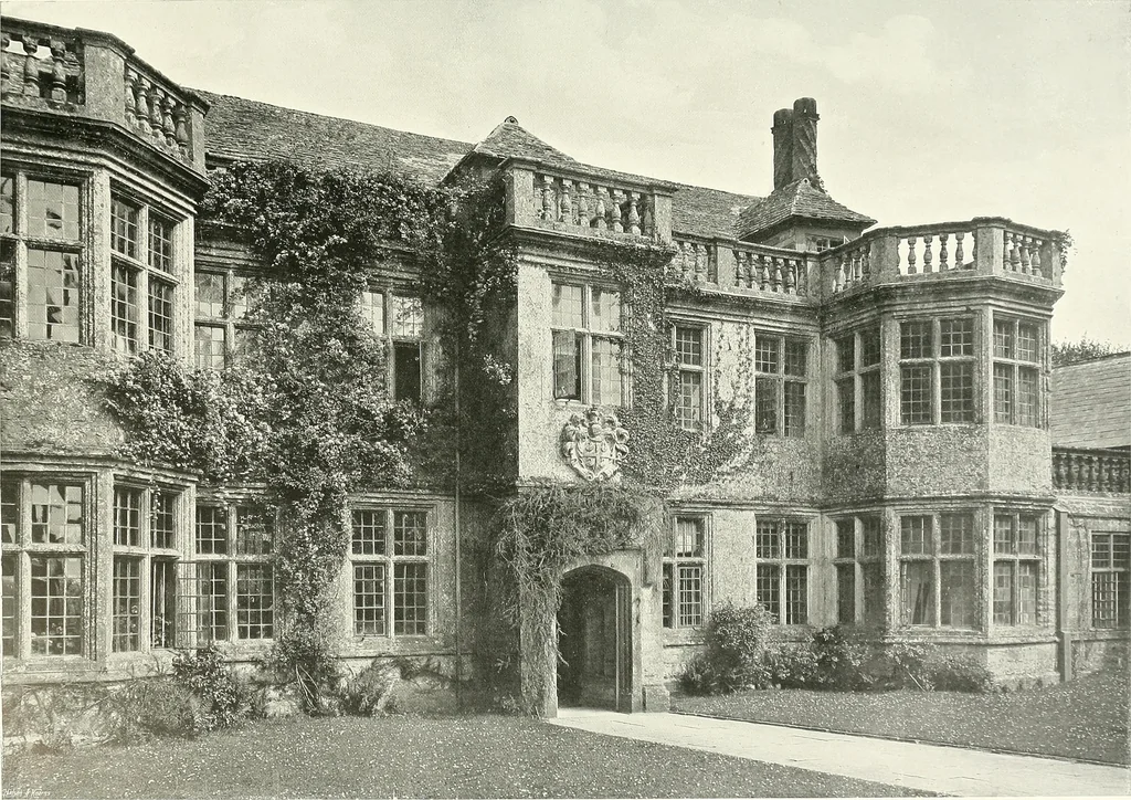 An illustration from Gardens, old and new; the country house & its garden environment, 1900, leaf 202