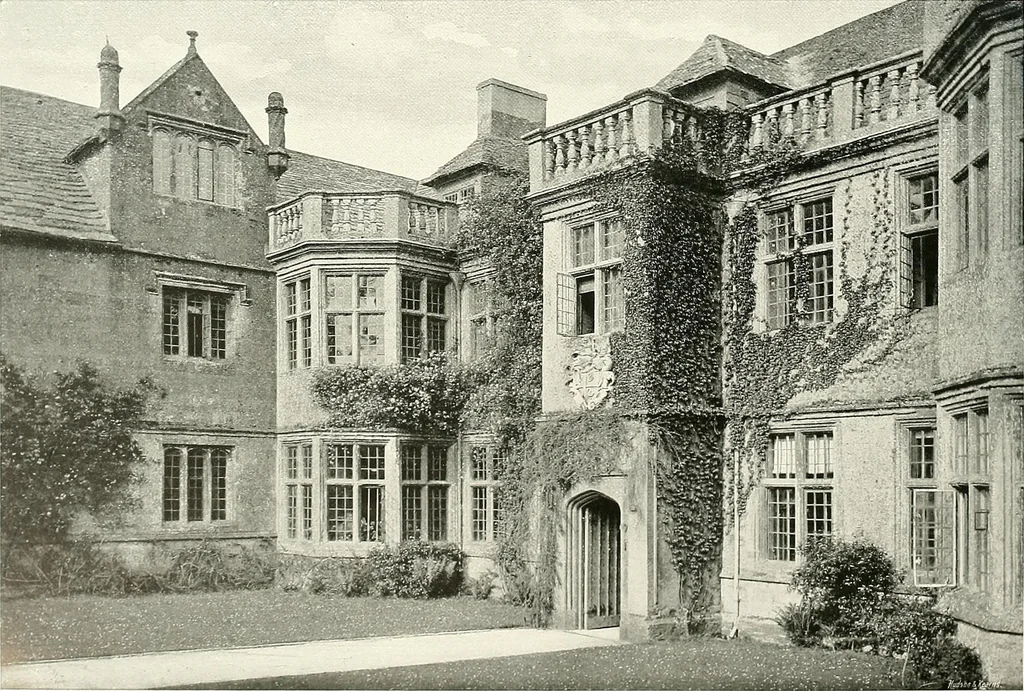 An illustration from Gardens, old and new; the country house & its garden environment, 1900, leaf 203