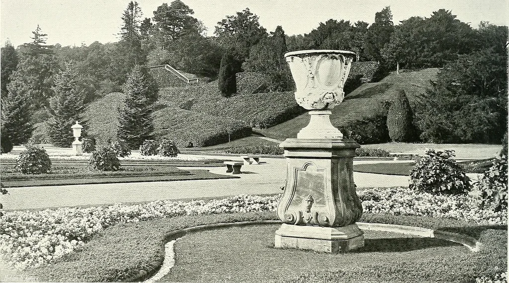 An illustration from Gardens, old and new; the country house & its garden environment, 1900, leaf 207