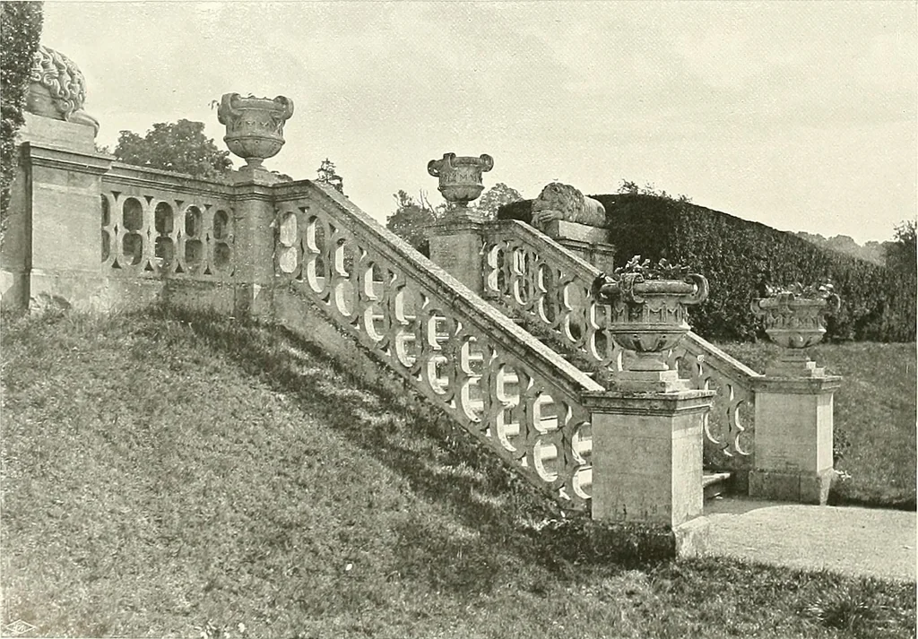 An illustration from Gardens, old and new; the country house & its garden environment, 1900, leaf 219
