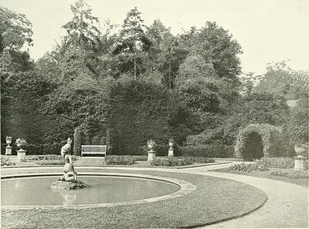 An illustration from Gardens, old and new; the country house & its garden environment, 1900, leaf 230